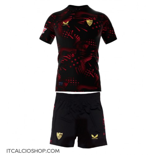 Sevilla Terza Maglia Bambino 2024-25 Manica Corta (+ Pantaloni corti)